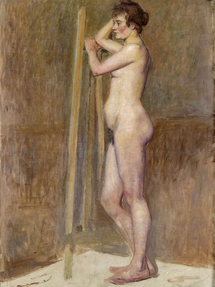 Nude in the studio art print by Henri de Toulouse-Lautrec for $57.95 CAD