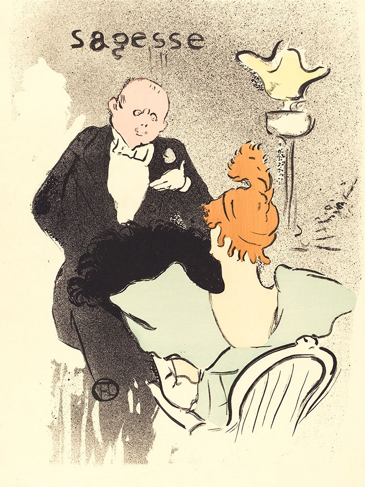 Wisdom Sagesse art print by Henri de Toulouse-Lautrec for $57.95 CAD