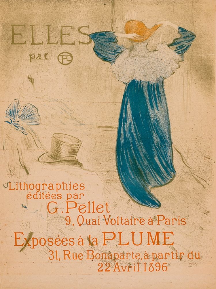 Elles, Frontispiece art print by Henri de Toulouse-Lautrec for $57.95 CAD