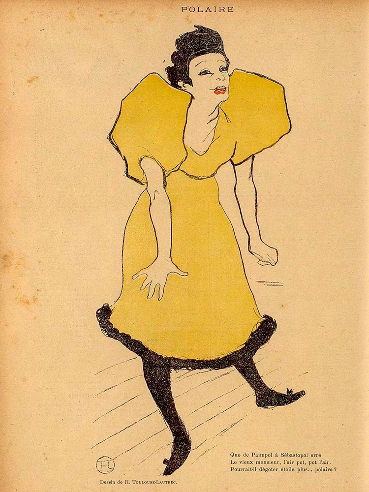 Polaire art print by Henri de Toulouse-Lautrec for $57.95 CAD