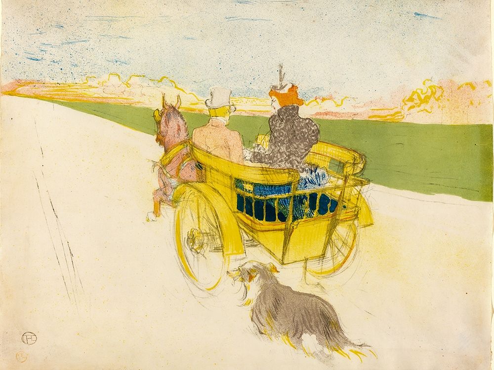 Country Outing art print by Henri de Toulouse-Lautrec for $57.95 CAD
