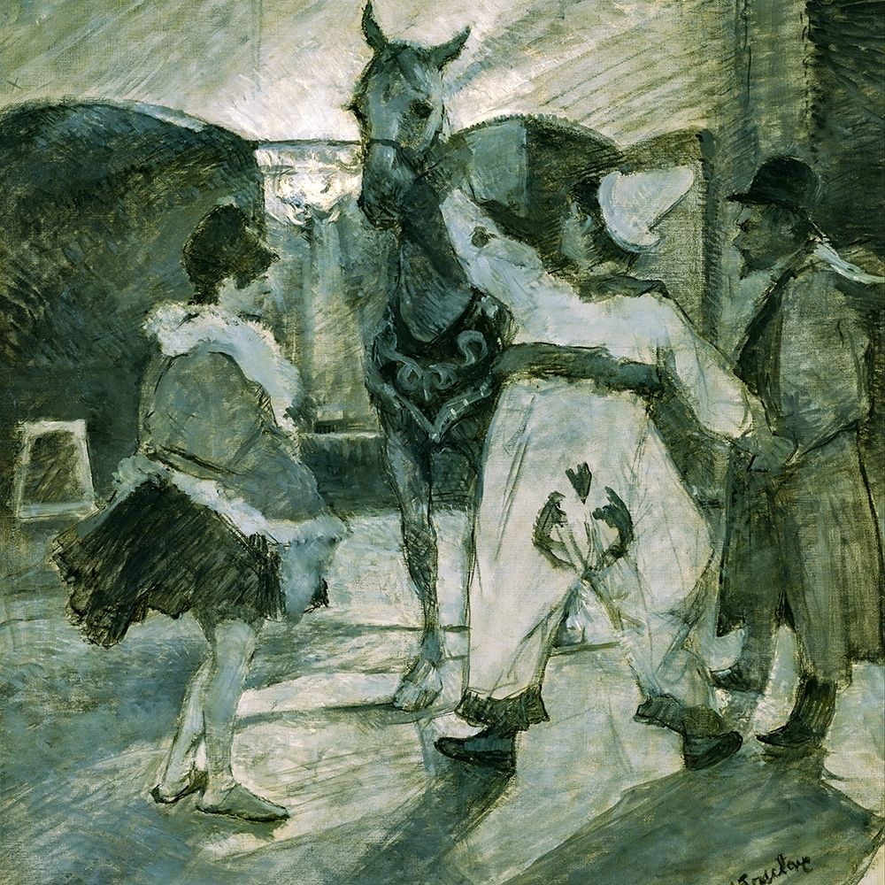 In the Wings at the Circus art print by Henri de Toulouse-Lautrec for $57.95 CAD