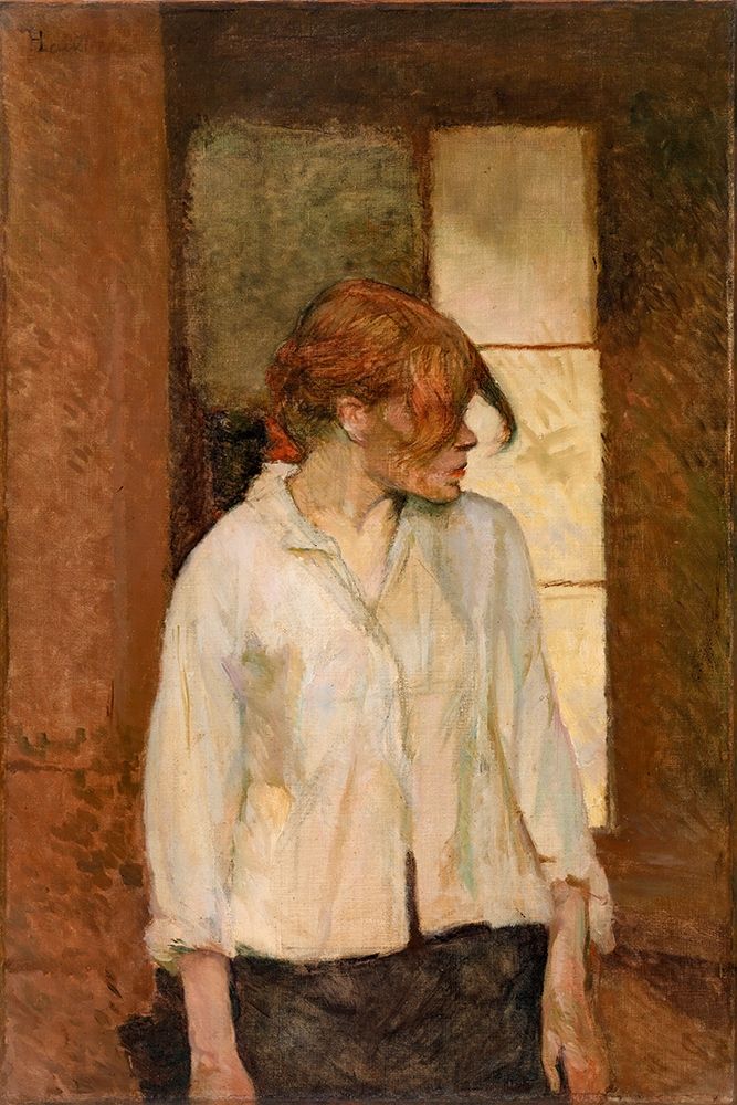 A Montrouge Rosa La Rouge art print by Henri de Toulouse-Lautrec for $57.95 CAD