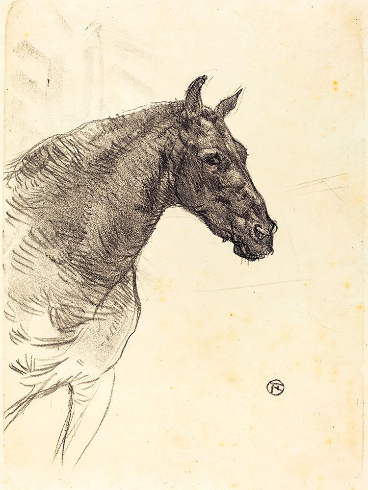 Old Horse art print by Henri de Toulouse-Lautrec for $57.95 CAD