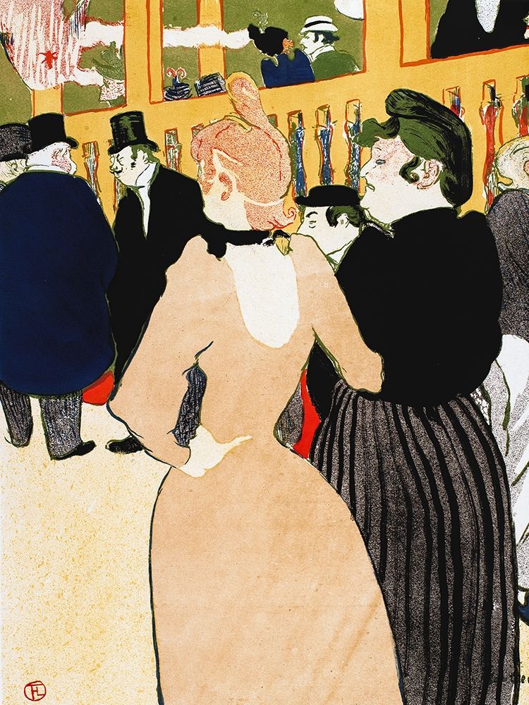 Au Moulin Rouge, la Goulue et sa soeur art print by Henri de Toulouse-Lautrec for $57.95 CAD