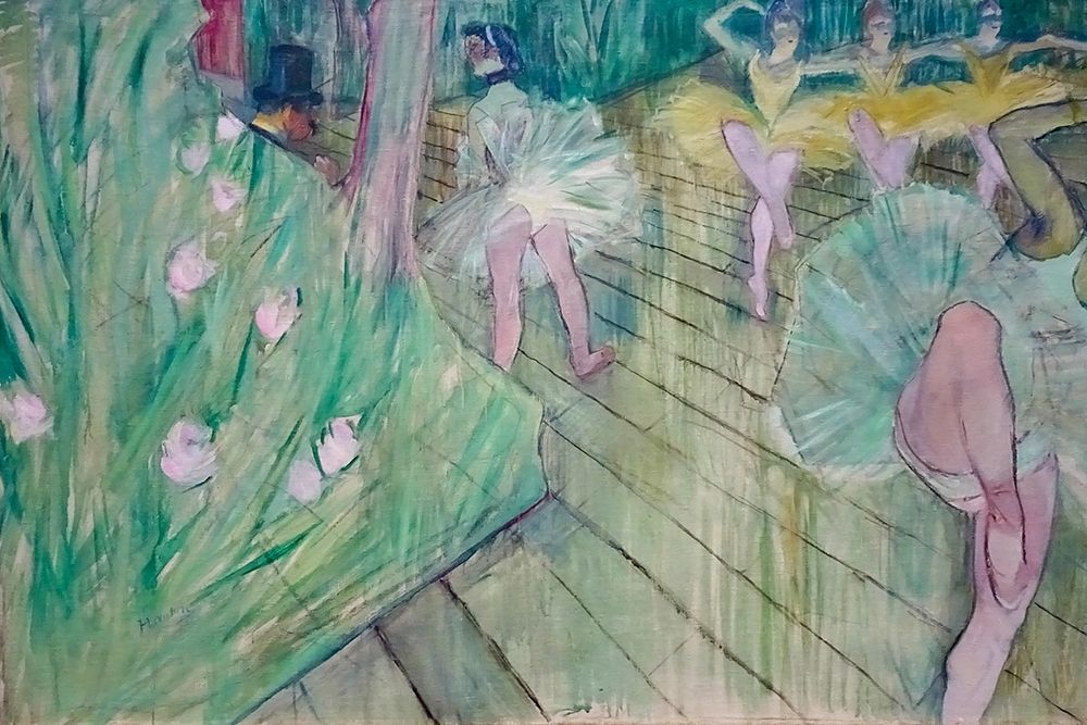Ballet Scene art print by Henri de Toulouse-Lautrec for $57.95 CAD