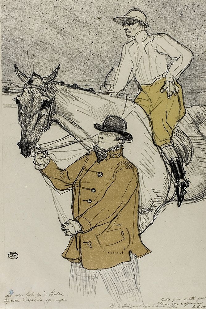 The Jockey Going to the Post art print by Henri de Toulouse-Lautrec for $57.95 CAD
