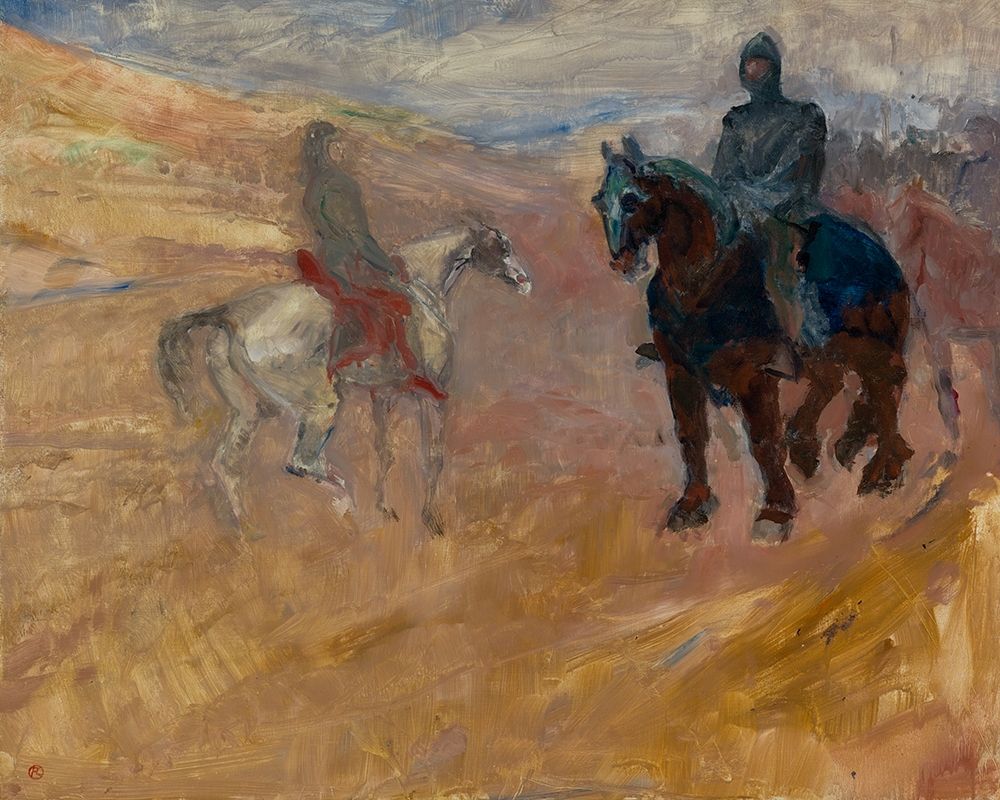 Two Knights in Armor art print by Henri de Toulouse-Lautrec for $57.95 CAD