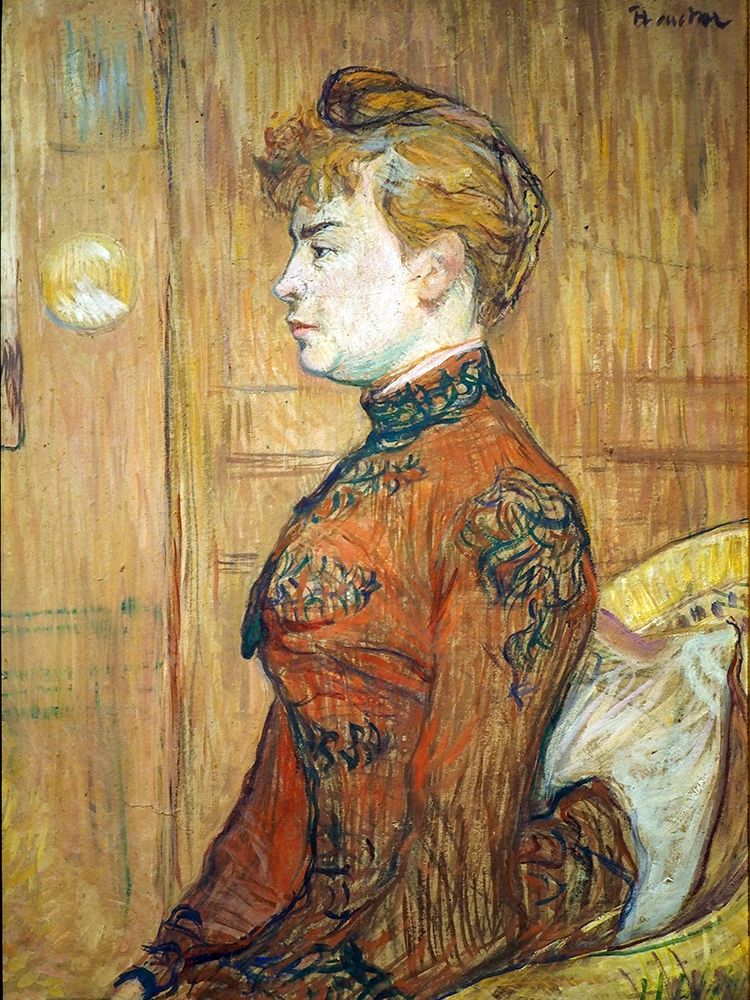 Portrait Study of a Woman art print by Henri de Toulouse-Lautrec for $57.95 CAD