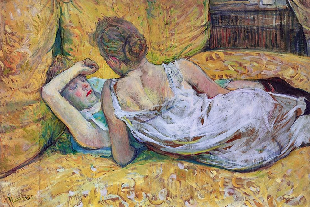 Les Deux Amies art print by Henri de Toulouse-Lautrec for $57.95 CAD