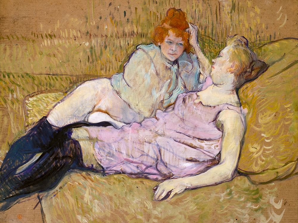 The Sofa art print by Henri de Toulouse-Lautrec for $57.95 CAD