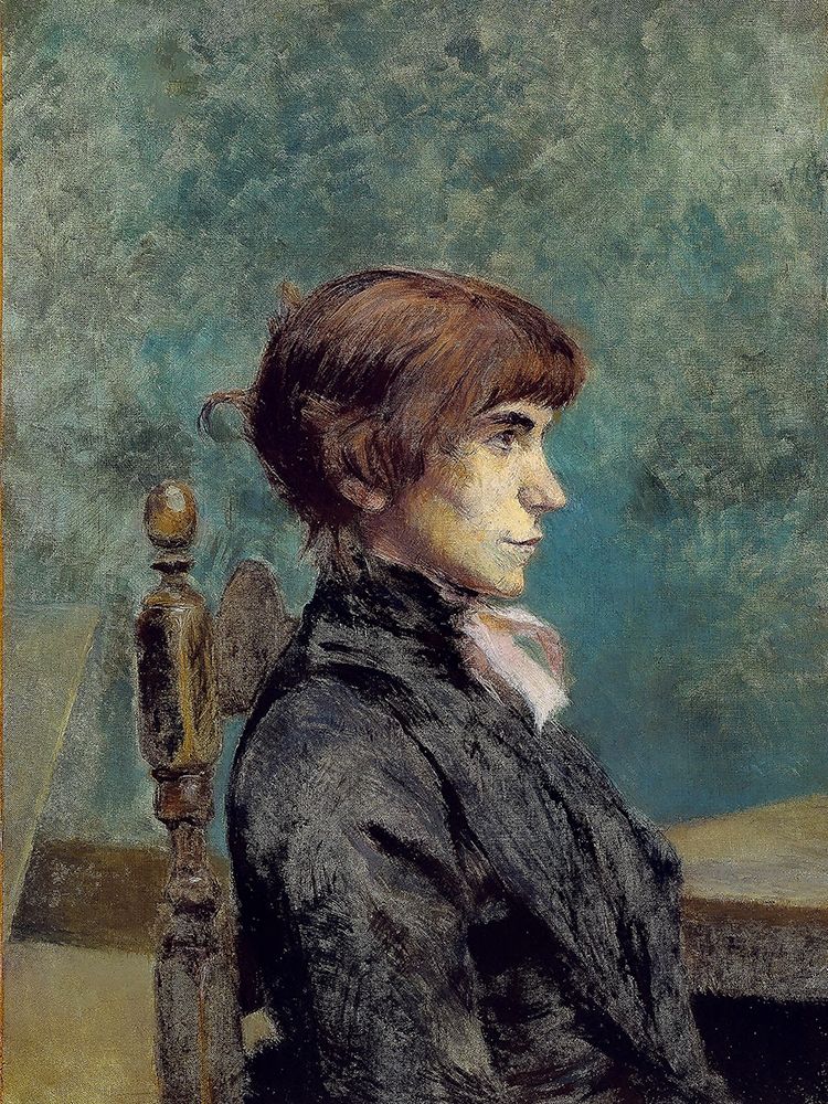 Portrait of Jeanne Wenz art print by Henri de Toulouse-Lautrec for $57.95 CAD
