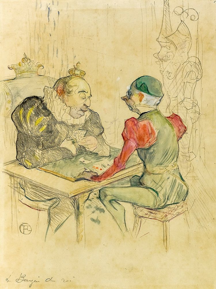 Le bezigue art print by Henri de Toulouse-Lautrec for $57.95 CAD