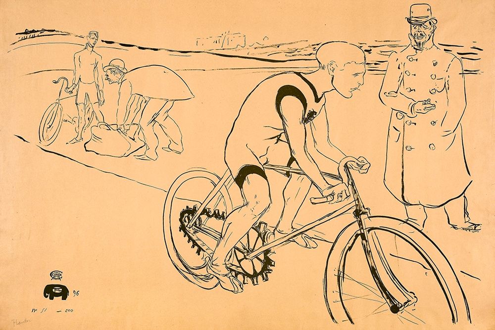 Cycle Michael art print by Henri de Toulouse-Lautrec for $57.95 CAD