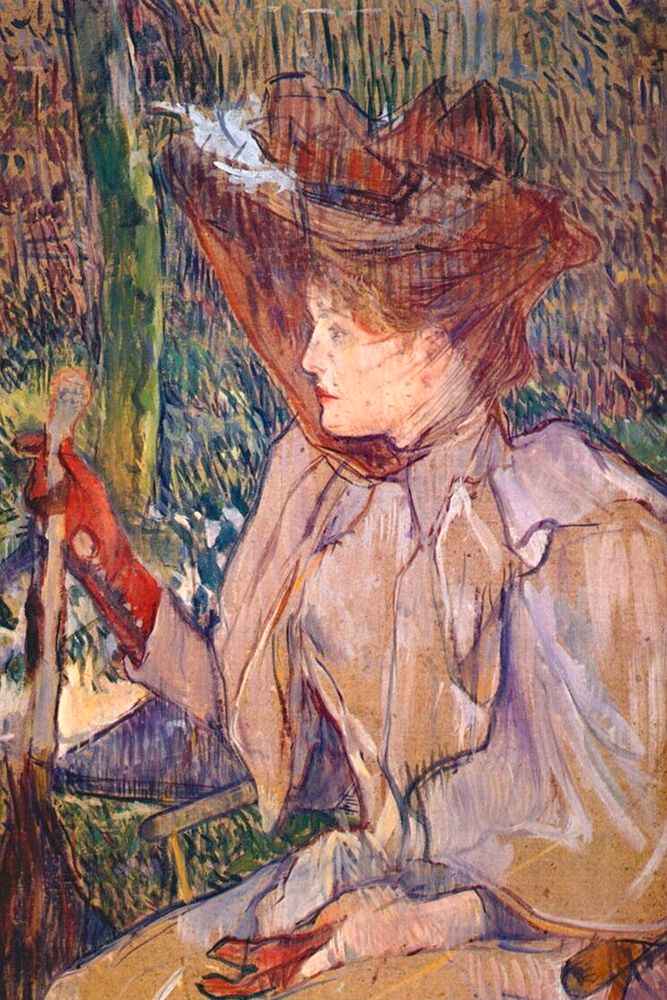 Woman with Gloves art print by Henri de Toulouse-Lautrec for $57.95 CAD