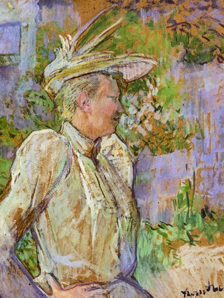 Gabrielle the Dancer art print by Henri de Toulouse-Lautrec for $57.95 CAD