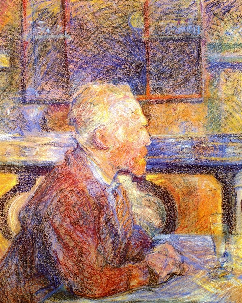 Portrait of Vincent van Gogh art print by Henri de Toulouse-Lautrec for $57.95 CAD