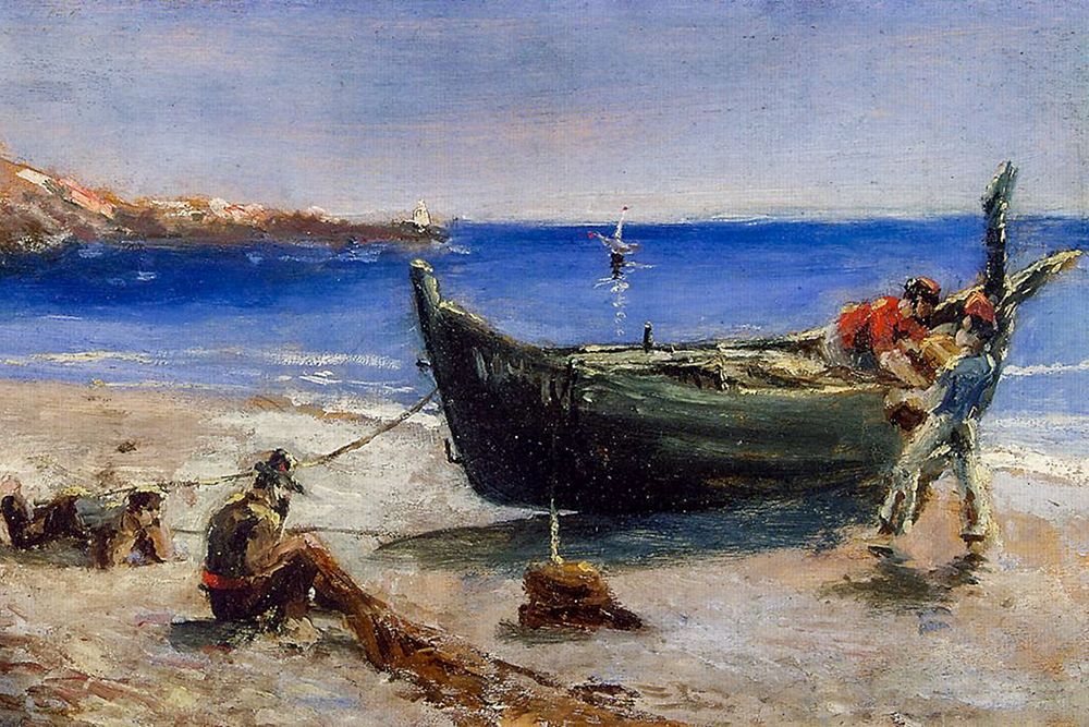 Fishing Boat art print by Henri de Toulouse-Lautrec for $57.95 CAD