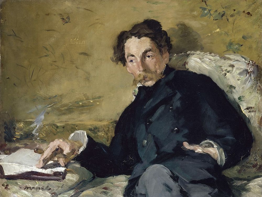 Stéphane Mallarmé art print by Edouard Manet for $57.95 CAD