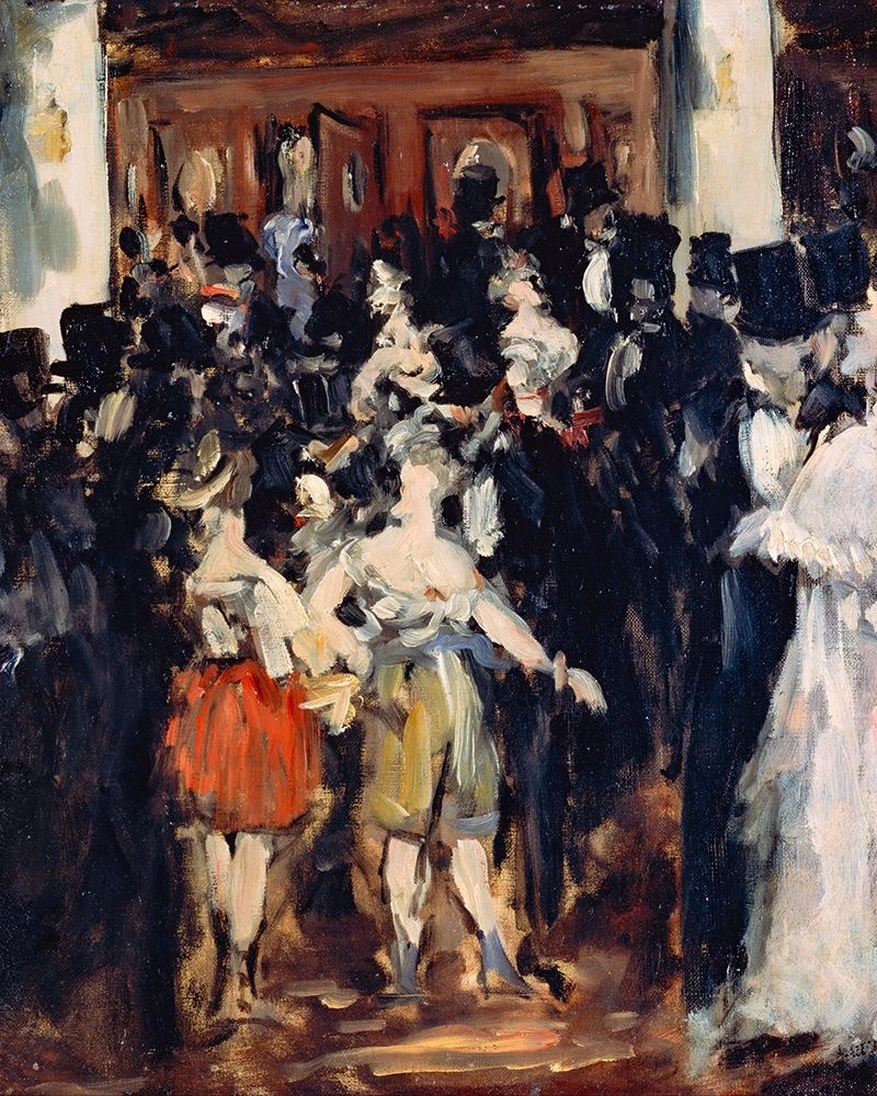 Masked Ball at the Opera art print by Edouard Manet for $57.95 CAD