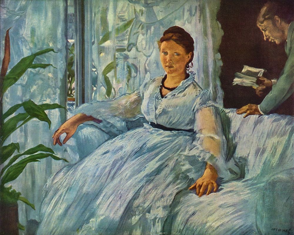 The Reading art print by Edouard Manet for $57.95 CAD
