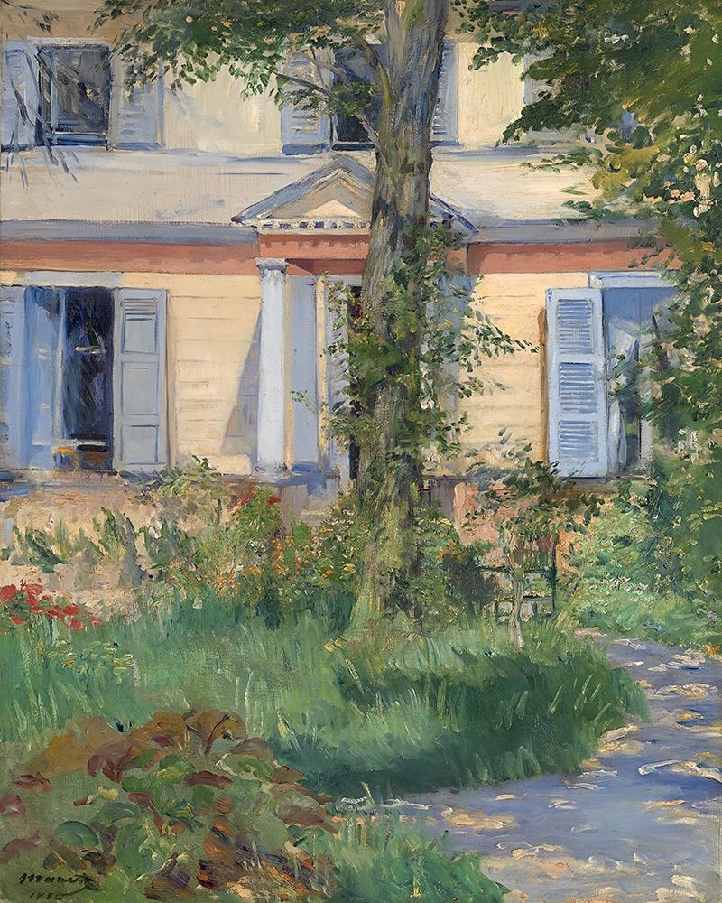 House in Rueil art print by Edouard Manet for $57.95 CAD