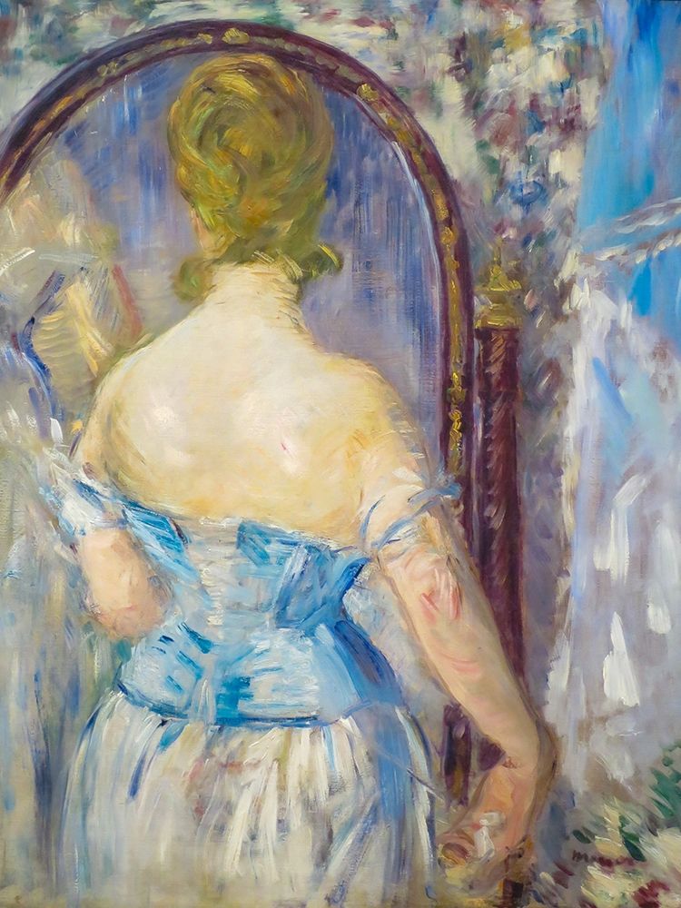Woman Before a Mirror art print by Edouard Manet for $57.95 CAD