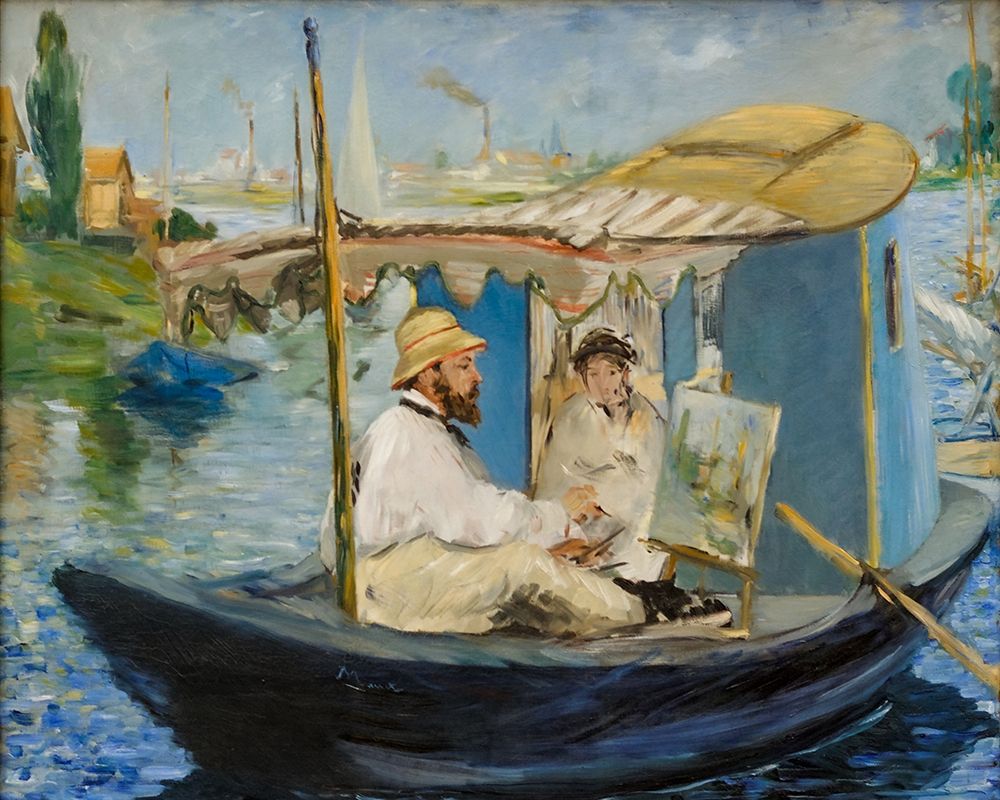 Claude Monet in Argenteuil art print by Edouard Manet for $57.95 CAD