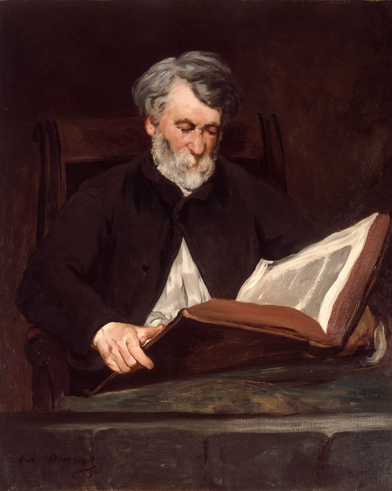 The Reader art print by Edouard Manet for $57.95 CAD