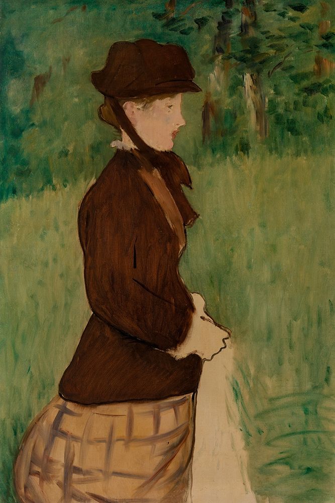Young Woman in a Garden art print by Edouard Manet for $57.95 CAD