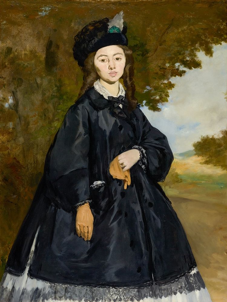 Portrait of Madame Brunet art print by Edouard Manet for $57.95 CAD