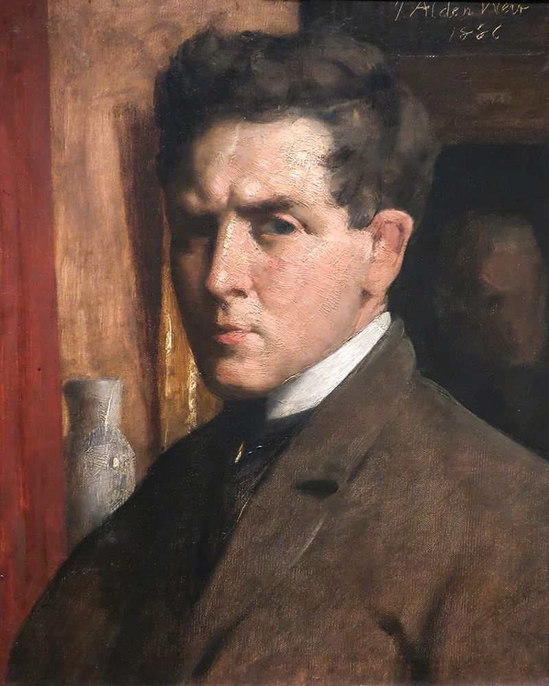 Self Portrait art print by J Alden Weir for $57.95 CAD