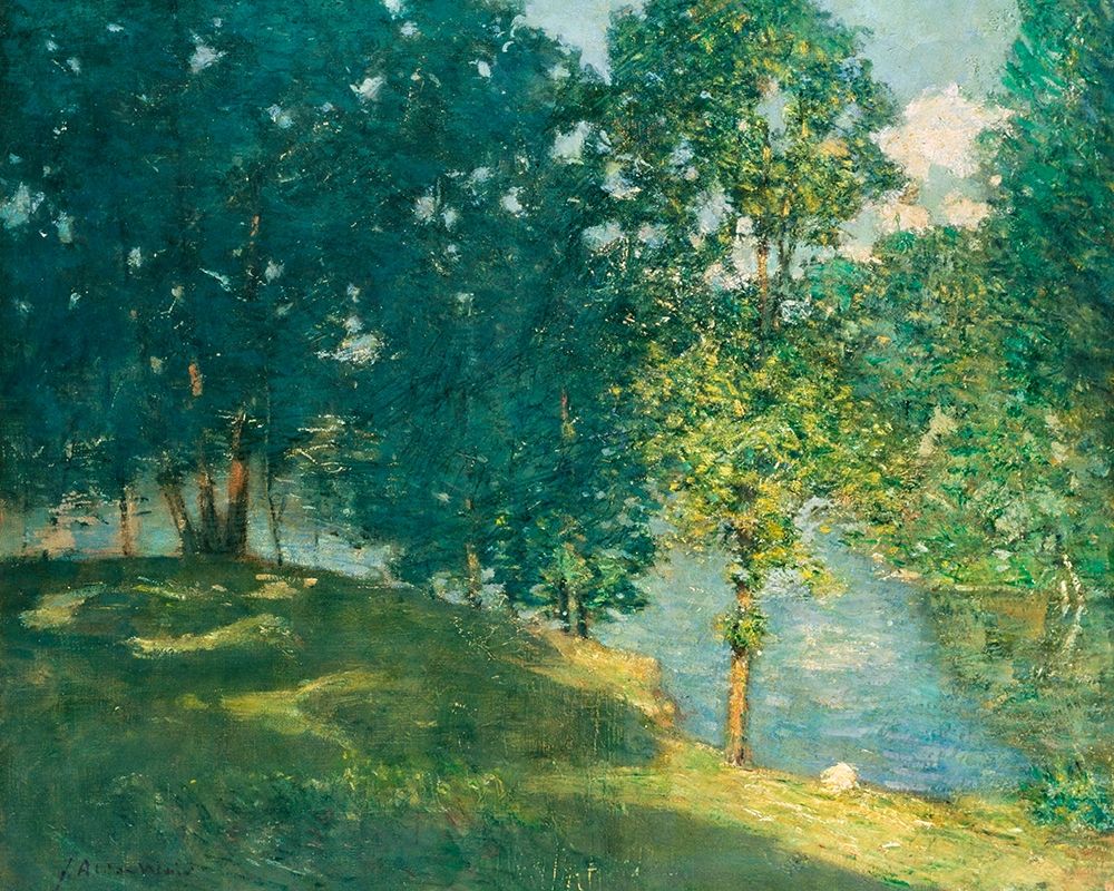 Afternoon by the Pond art print by J Alden Weir for $57.95 CAD