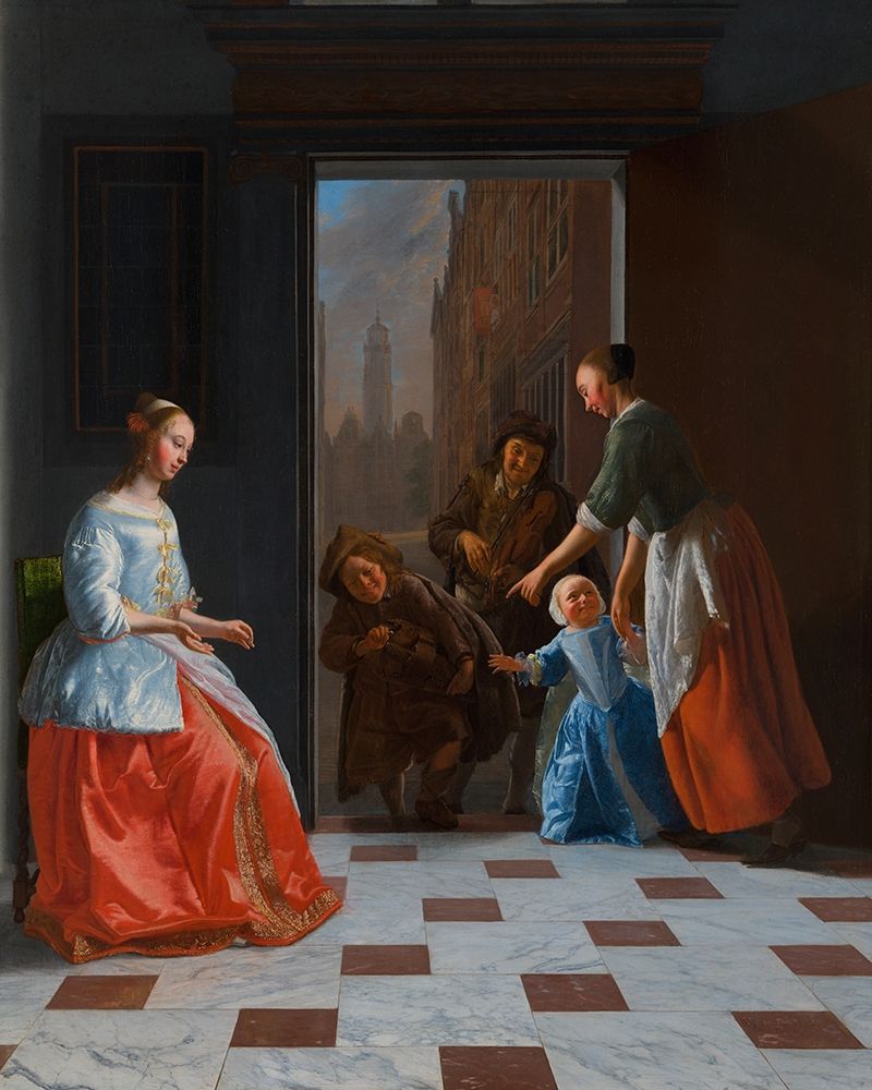 Street Musicians at the Door art print by Jacob Octhtervelt for $57.95 CAD