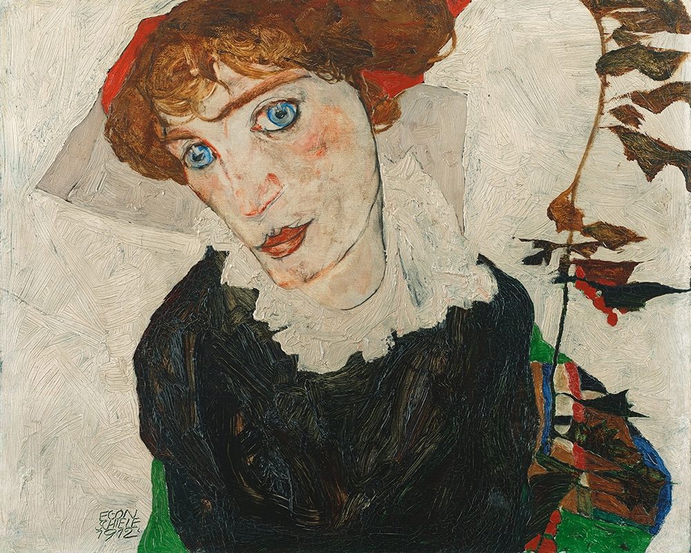 Portrait of Wally Neuzil art print by Egon Schiele for $57.95 CAD