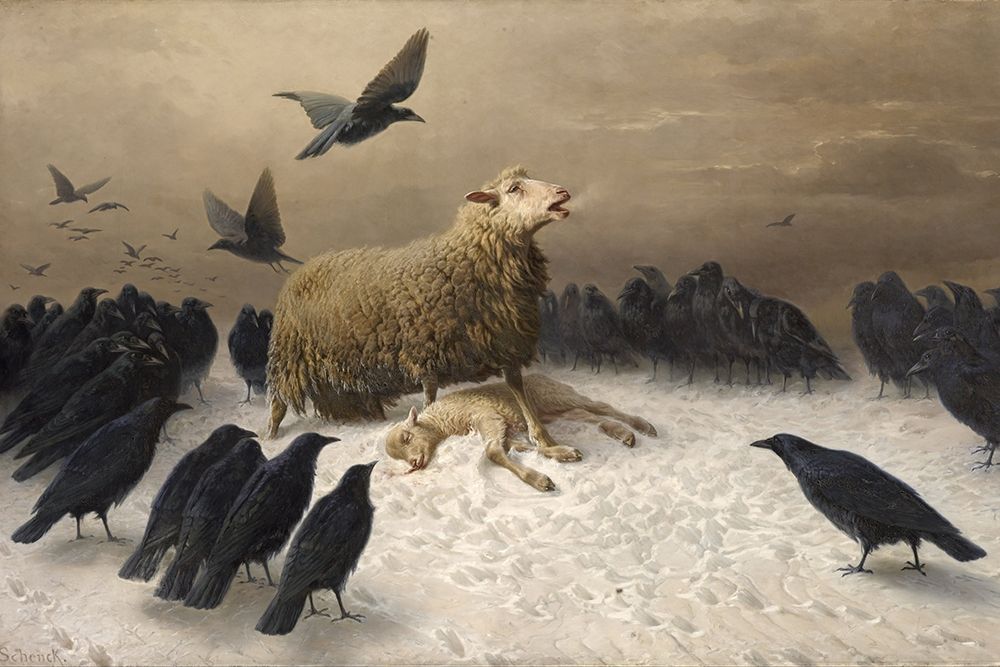 Anguish art print by August Friedrich Schenck for $57.95 CAD