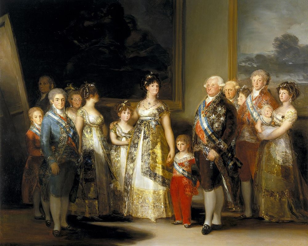 Charles IV of Spain and His Family art print by Francisco Goya for $57.95 CAD