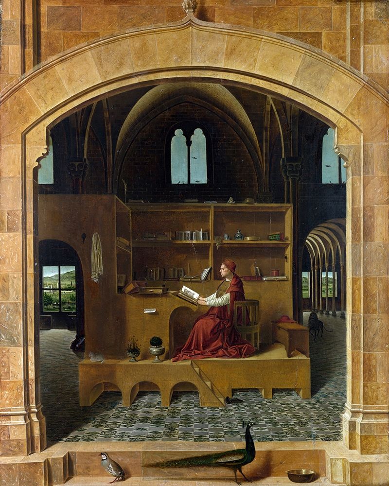 Saint Jerome in his Study art print by Antonello da Messina for $57.95 CAD