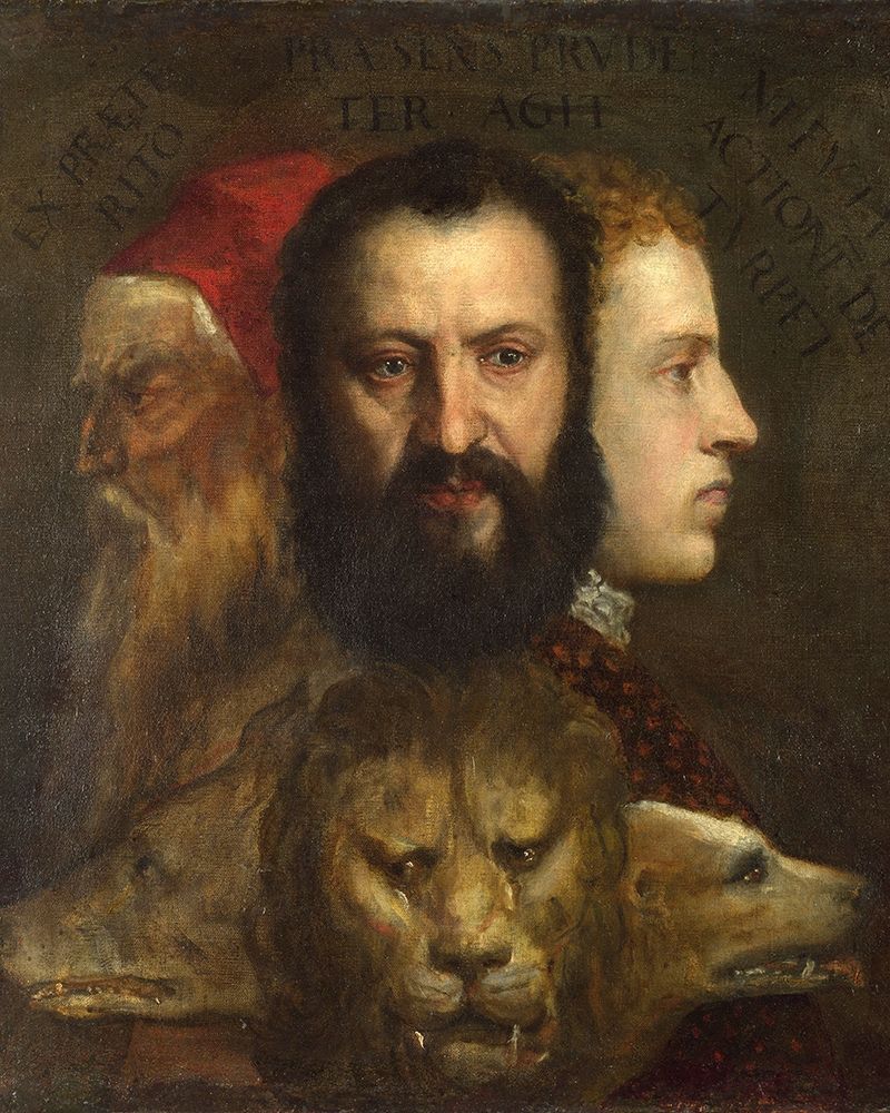 An Allegory of Prudence art print by Titian for $57.95 CAD