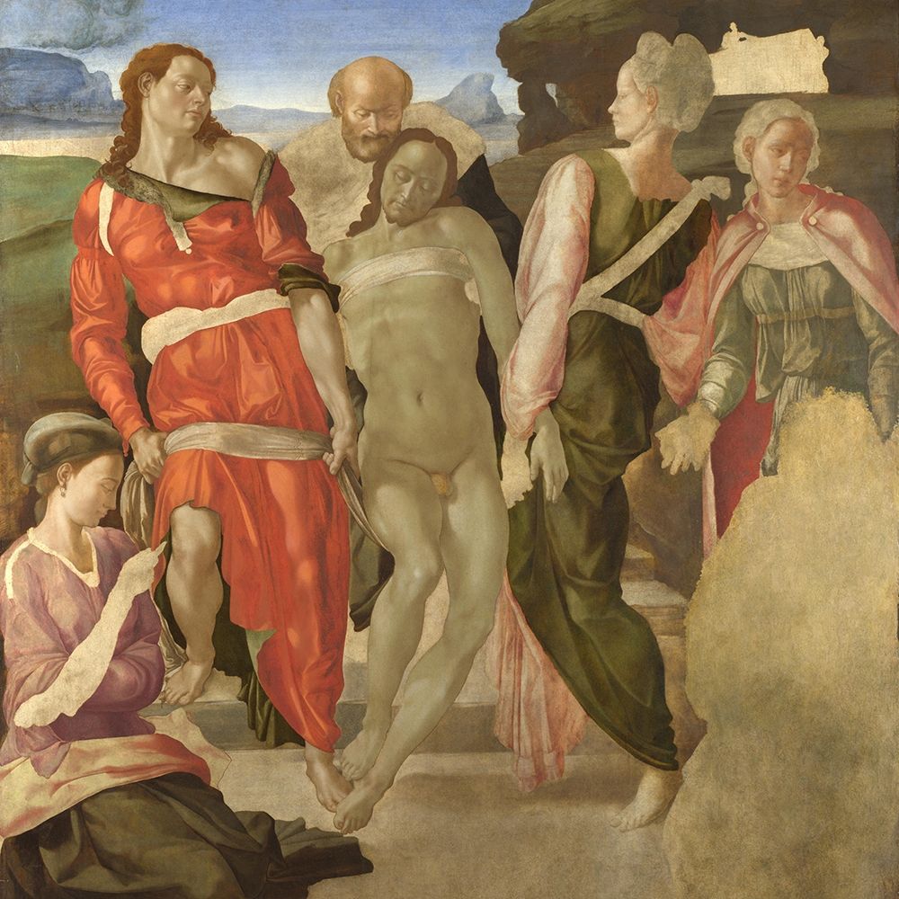 The Entombment art print by Michelangelo for $57.95 CAD