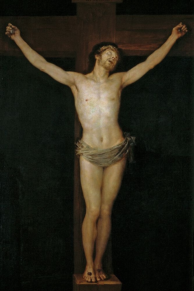 Christ on the Cross 1780 art print by Francisco Goya for $57.95 CAD