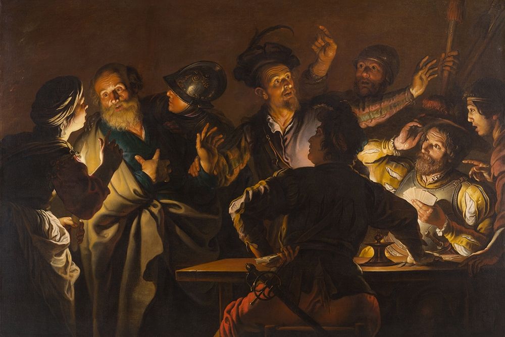 The Denial of St. Peter art print by Gerard Seghers for $57.95 CAD