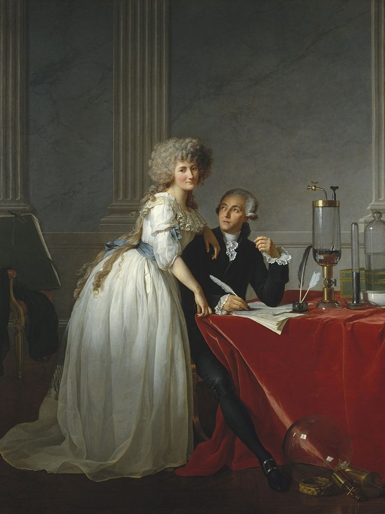 Portrait of Monsieur de Lavoisier and his Wife art print by Jacques-Louis David for $57.95 CAD