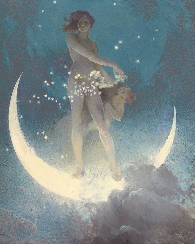 Spring Scattering Stars art print by Edwin Blashfield for $57.95 CAD