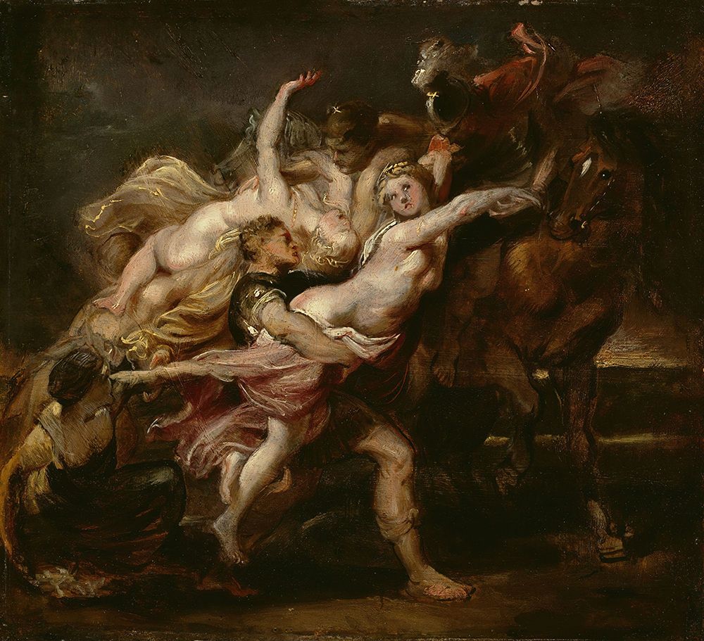The Rape of the Daughters of Leucippus 1610 art print by Peter Paul Rubens for $57.95 CAD