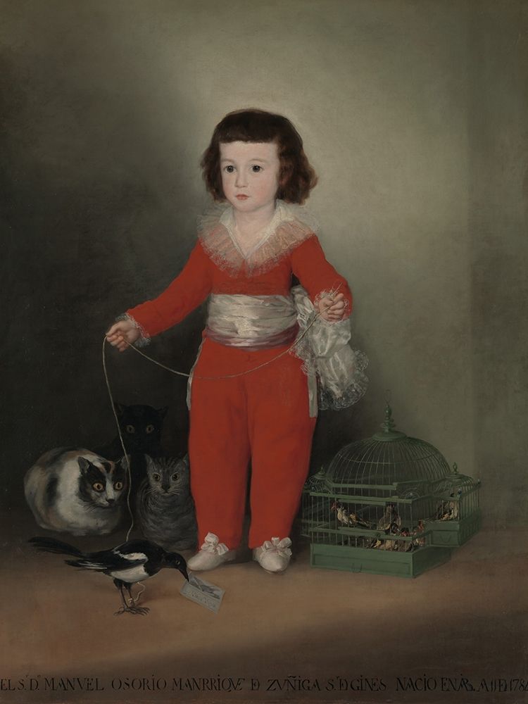 Manuel Osorio Manrique de Zuniga art print by Francisco Goya for $57.95 CAD