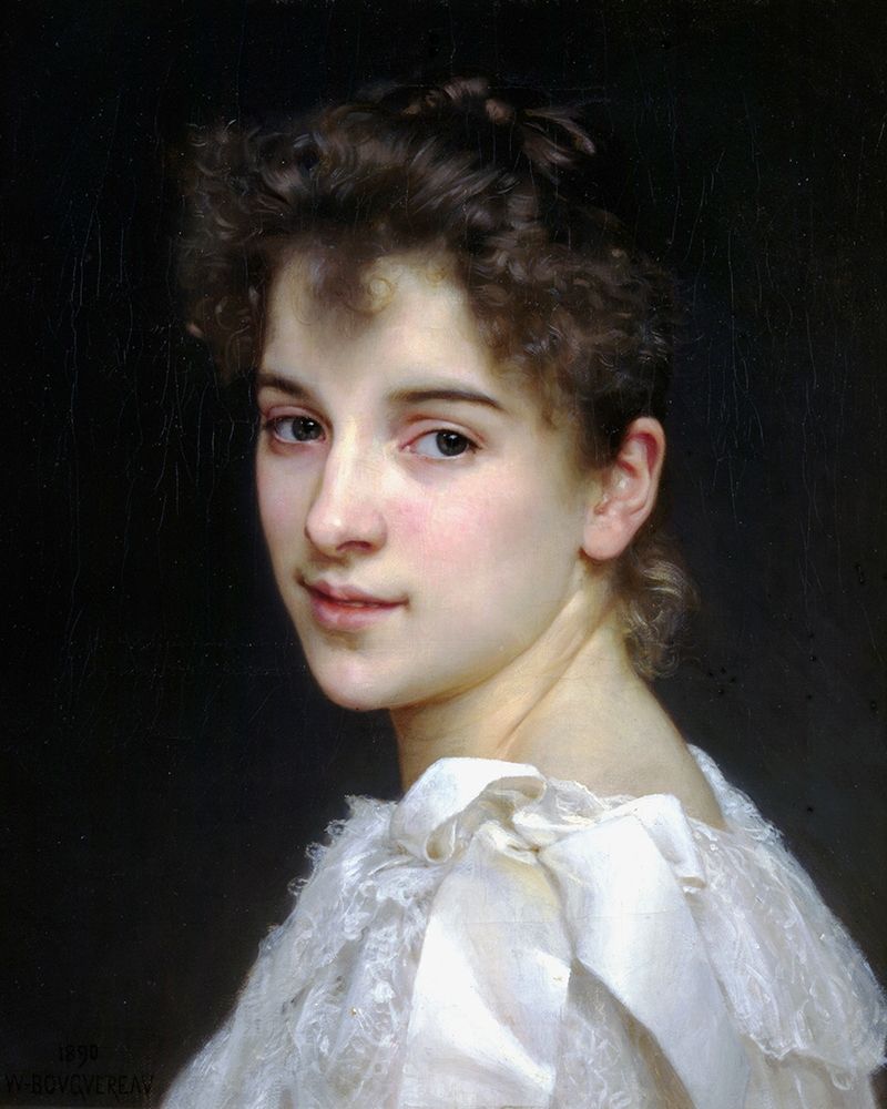 Gabrielle Cot art print by William-Adolphe Bouguereau for $57.95 CAD