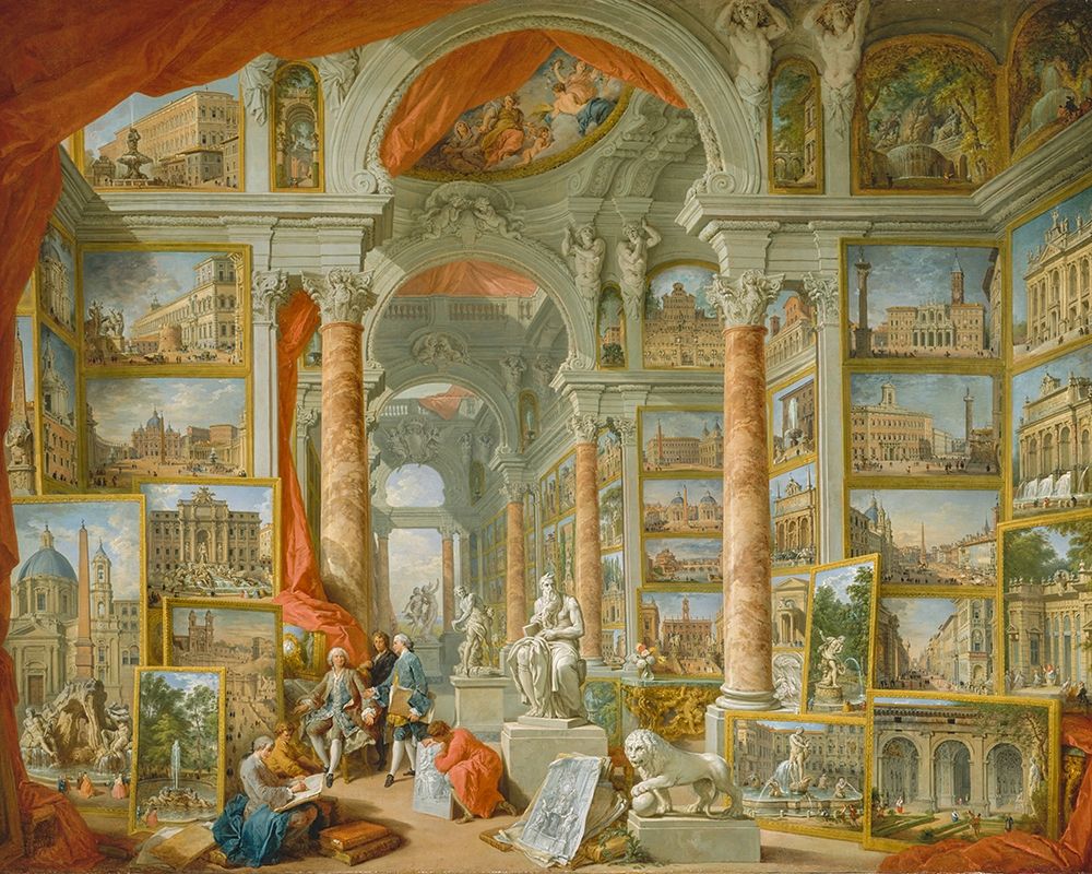 Modern Rome art print by Giovanni Panini for $57.95 CAD