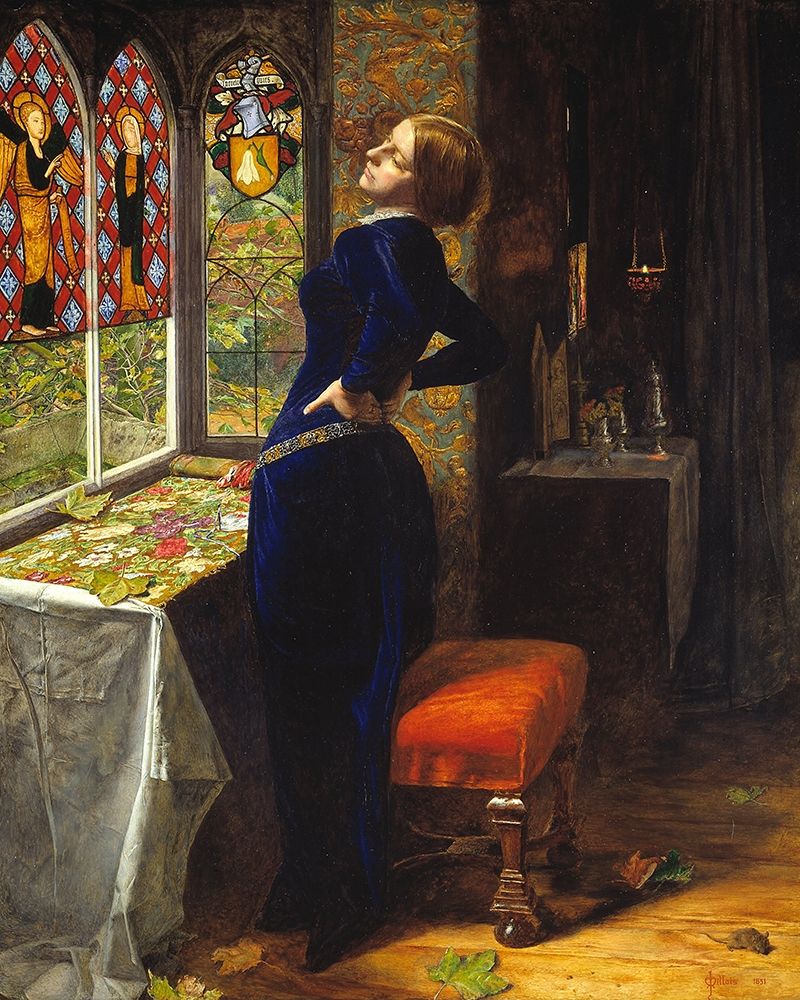 Mariana art print by John Everett Millais for $57.95 CAD