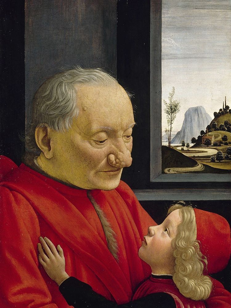 An Old Man and his Grandson art print by Domenico Ghirlandaio for $57.95 CAD